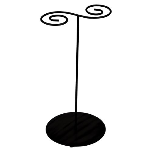 Large Necklace Metal Stand (Black) - 15